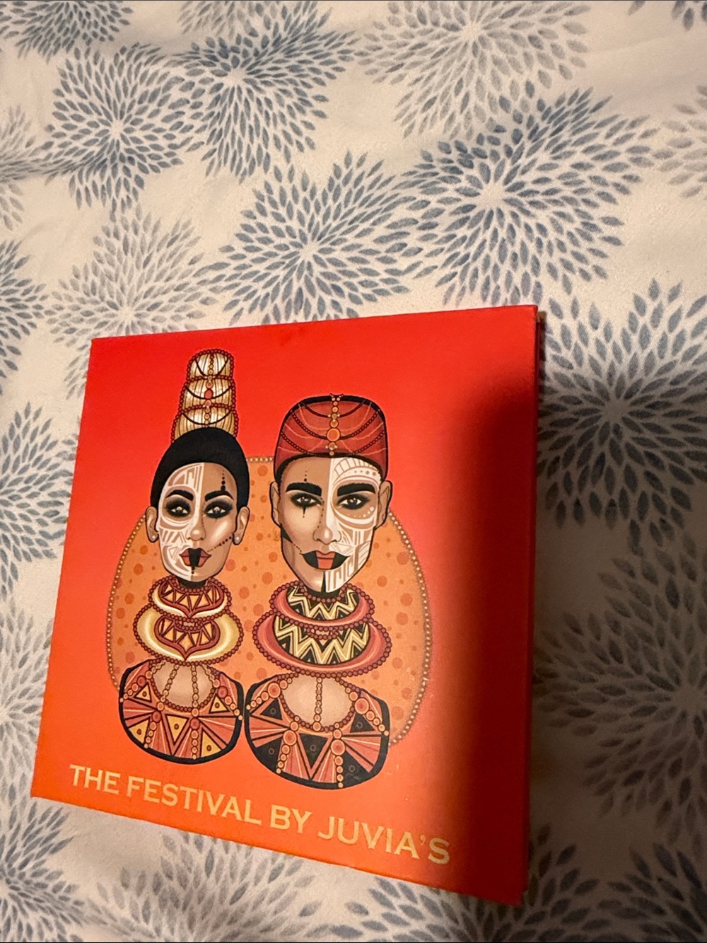 Juvia's Place Bold Orange Cultural Portrait Canvas